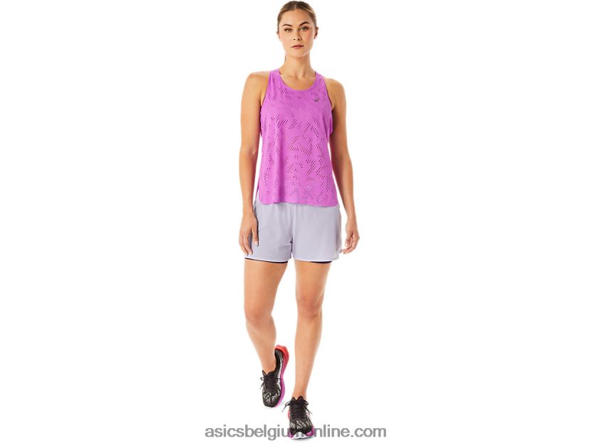 ventilerende actibreeze-tanktop voor dames V6HXR23104 orchidee Asics