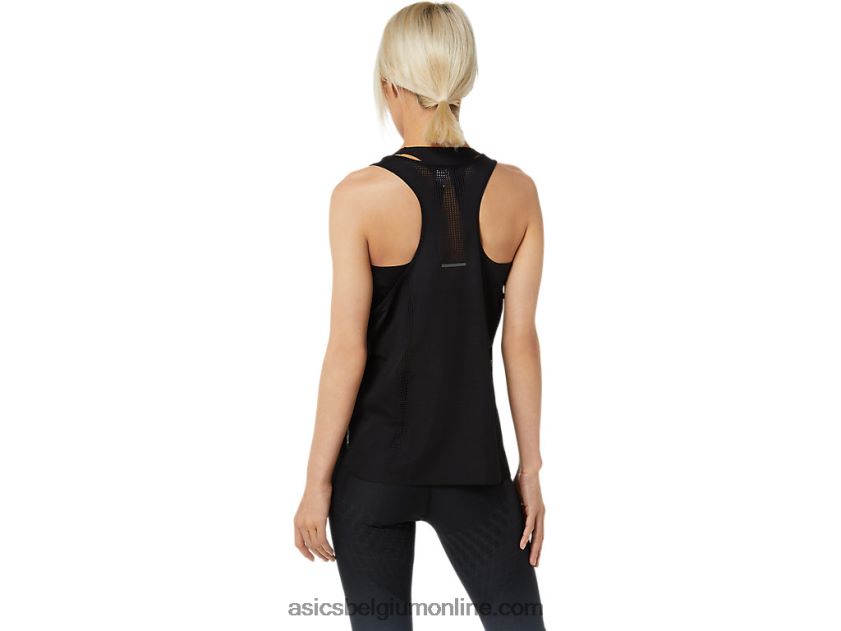 ventilerende actibreeze-tanktop voor dames V6HXR23449 prestatie zwart Asics