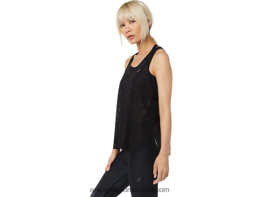 ventilerende actibreeze-tanktop voor dames V6HXR23449 prestatie zwart Asics