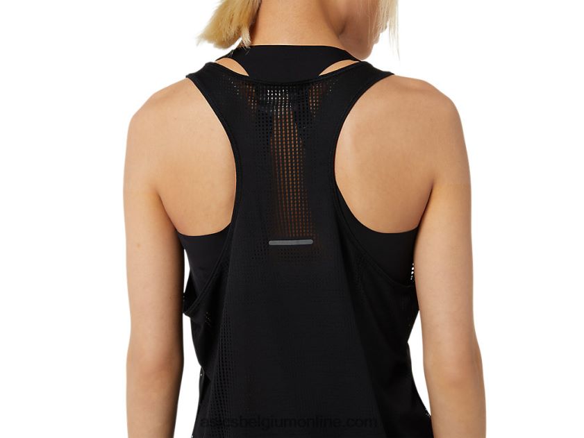 ventilerende actibreeze-tanktop voor dames V6HXR23449 prestatie zwart Asics