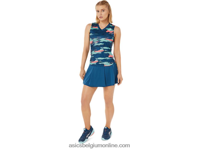 wedstrijd tanktop voor dames V6HXR23476 licht indigo Asics