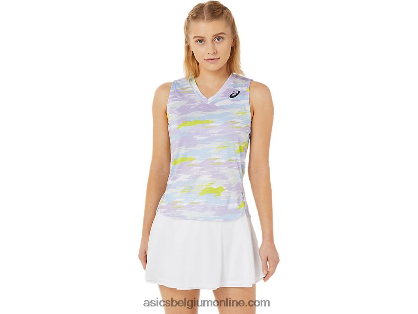 wedstrijd tanktop voor dames V6HXR23494 murasaki Asics