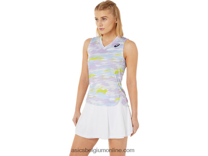 wedstrijd tanktop voor dames V6HXR23494 murasaki Asics