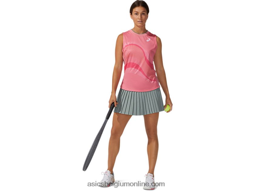 wedstrijd tanktop voor dames V6HXR23933 perzik bloemblad Asics