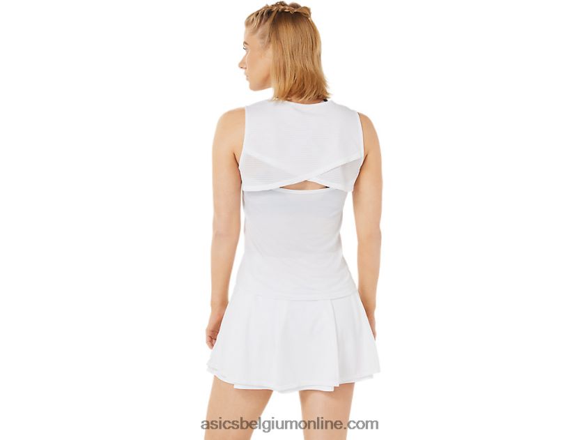 wedstrijdtank voor dames V6HXR23478 briljant wit Asics