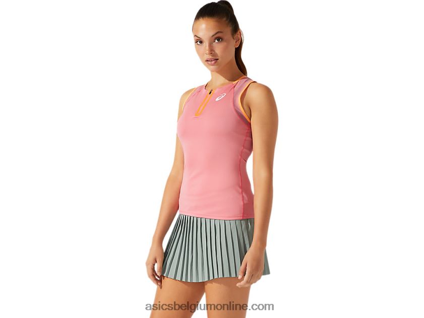 wedstrijdtank voor dames V6HXR23931 perzik bloemblad Asics