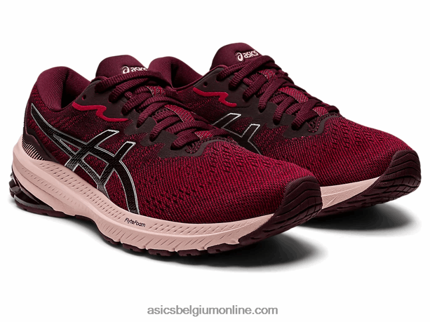 GT-1000 11 V6HXR22995 cranberry/puur zilver Asics