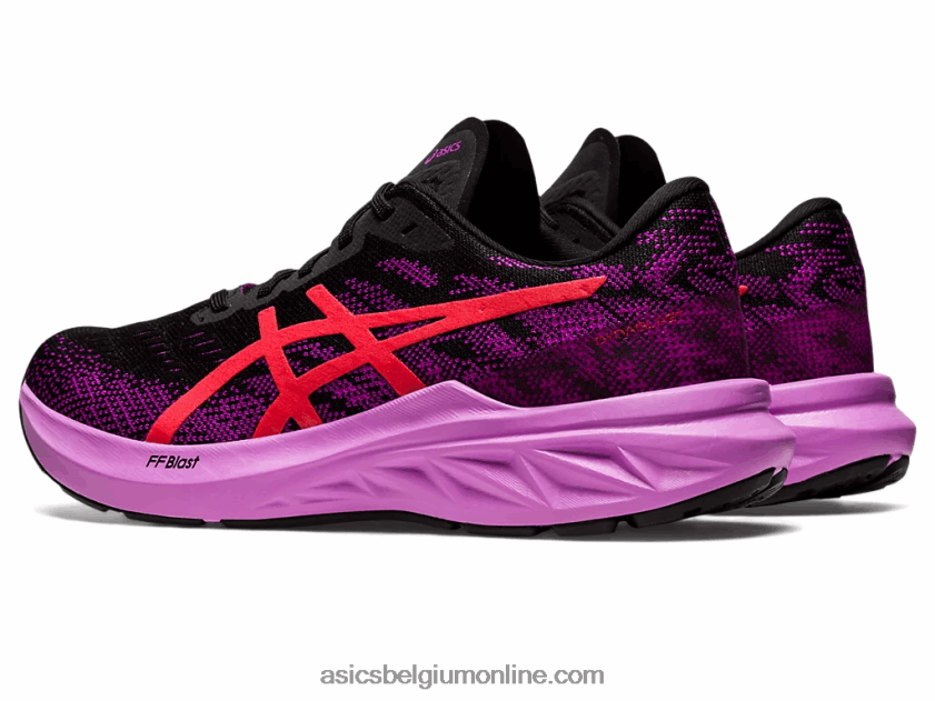 dynablast 3 V6HXR22729 zwart/rood alarm Asics
