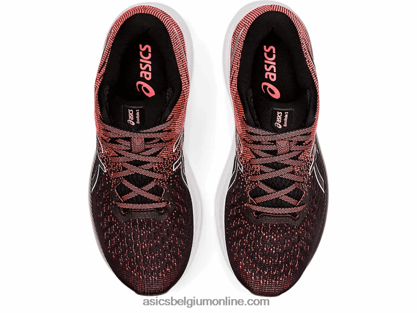 evoride 2 V6HXR23811 zwart/vlammend koraal Asics