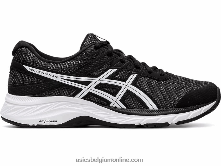 gel-contend 6 twist V6HXR22584 grafietgrijs/wit Asics