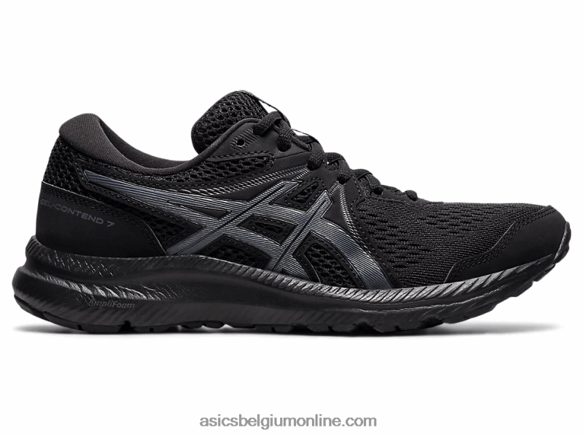 gel-contend 7 breed V6HXR24013 zwart/draagtas grijs Asics