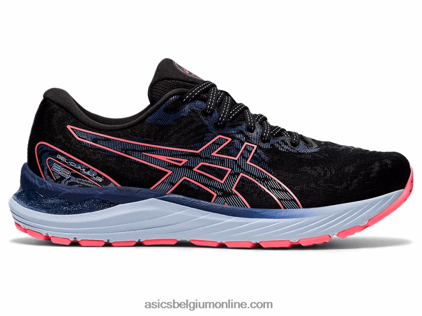 gel-cumulus 23 V6HXR23886 zwart/vlammend koraal Asics