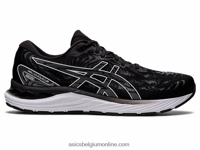 gel-cumulus 23 breed V6HXR23930 zwart wit Asics