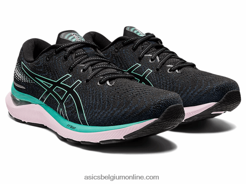 gel-cumulus 24 V6HXR23237 zwart/salie Asics