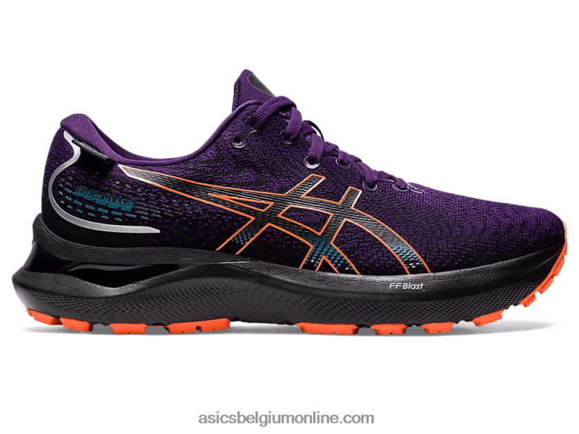 gel cumulus 24 gtx V6HXR22591 nachtschaduw/nova oranje Asics