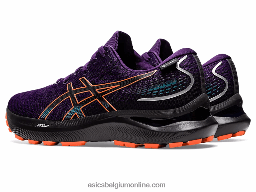 gel cumulus 24 gtx V6HXR22591 nachtschaduw/nova oranje Asics