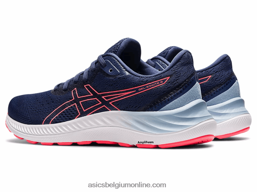 gel-excite 8 V6HXR23599 donderblauw/laaiend koraal Asics