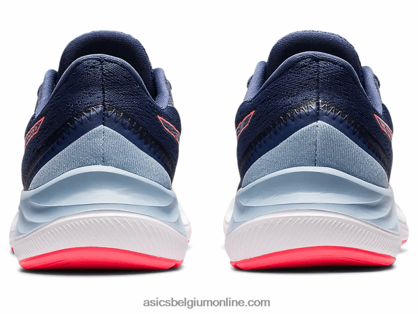 gel-excite 8 breed V6HXR23595 donderblauw/laaiend koraal Asics