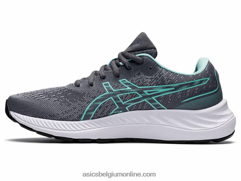 gel-excite 9 breed V6HXR22666 blad rots/oase groen Asics