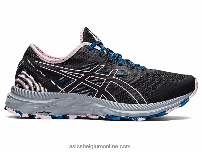 gel-excite parcours V6HXR23541 zwart/nauwelijks roze Asics