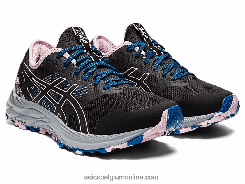 gel-excite parcours V6HXR23541 zwart/nauwelijks roze Asics