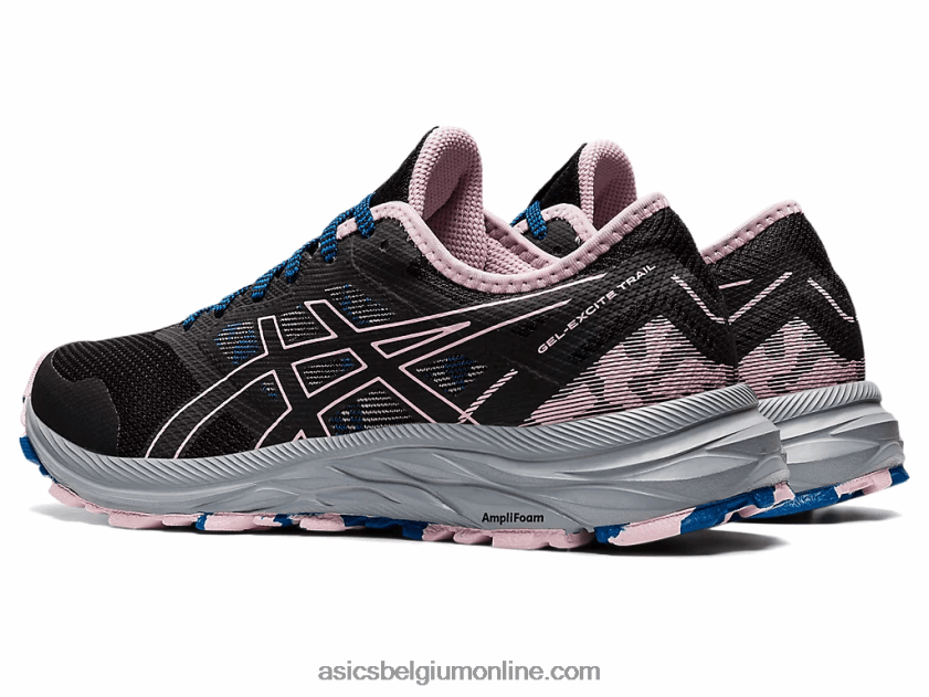 gel-excite parcours V6HXR23541 zwart/nauwelijks roze Asics