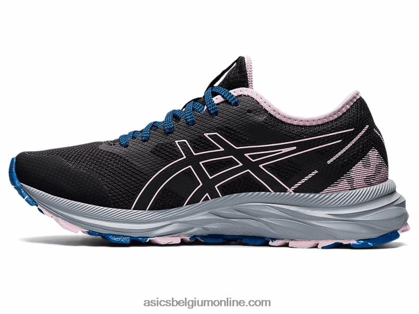 gel-excite parcours V6HXR23541 zwart/nauwelijks roze Asics