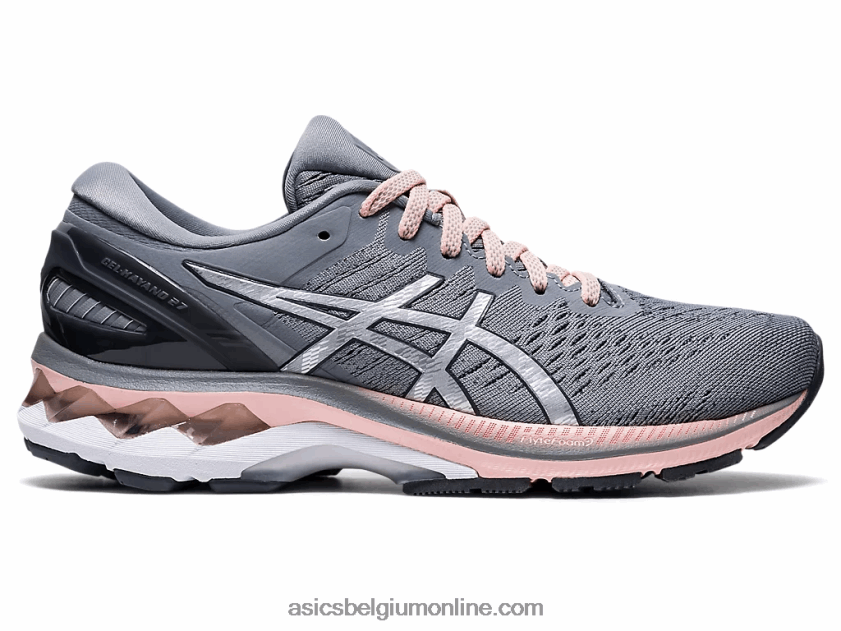 gel-kayano 27 breed V6HXR24154 bladsteen/puur zilver Asics