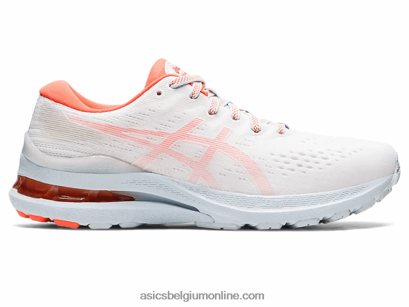 gel-kayano 28 V6HXR23153 wit/flitskoraal Asics
