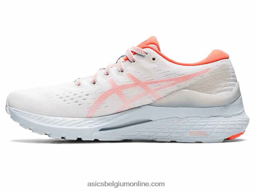 gel-kayano 28 V6HXR23153 wit/flitskoraal Asics