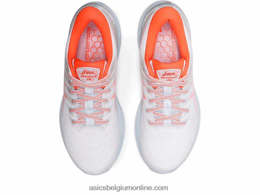 gel-kayano 28 V6HXR23153 wit/flitskoraal Asics