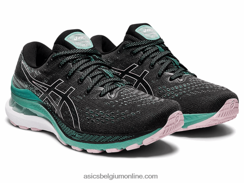 gel-kayano 28 V6HXR23575 zwart/salie Asics