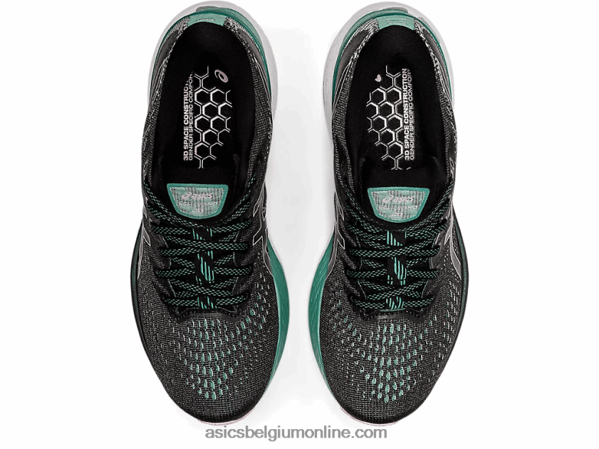 gel-kayano 28 V6HXR23575 zwart/salie Asics