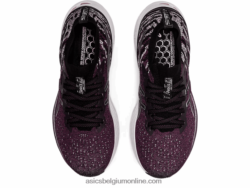 gel-kayano 28 mk V6HXR23555 diep pruim/zwart Asics