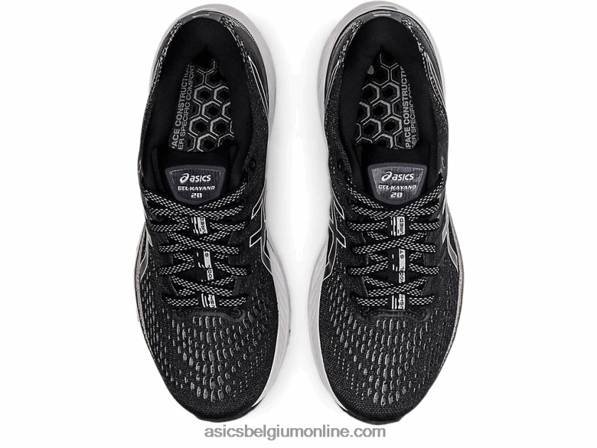 gel-kayano 28 smal V6HXR23866 zwart wit Asics