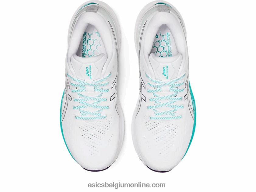 gel-kayano 29 V6HXR22585 wit/zeeglas Asics