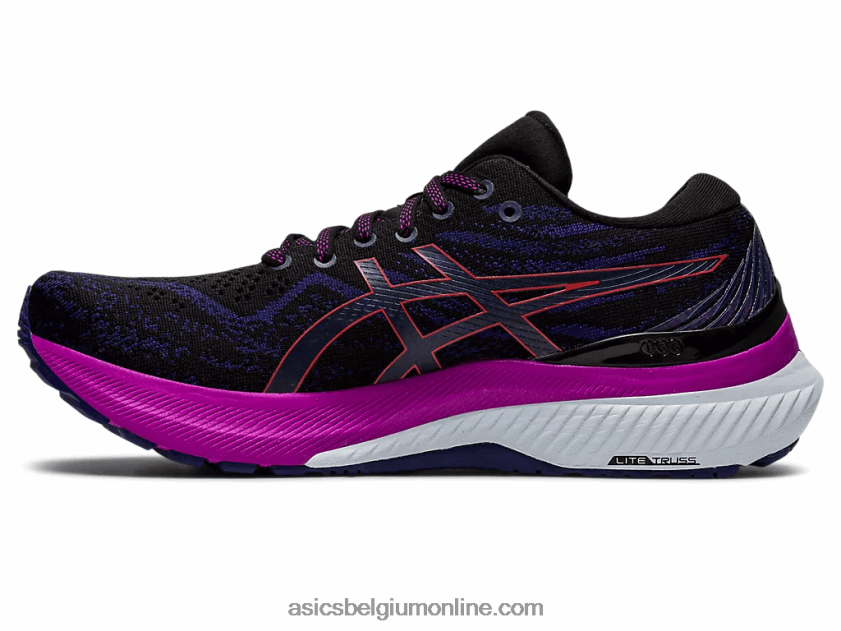 gel-kayano 29 breed V6HXR23134 zwart/rood alarm Asics