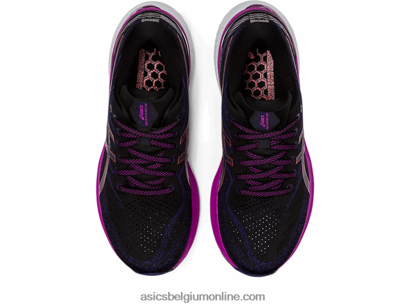 gel-kayano 29 breed V6HXR23134 zwart/rood alarm Asics