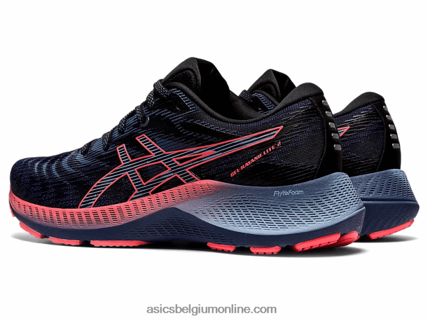 gel-kayano lite 2 V6HXR23861 donderblauw/laaiend koraal Asics