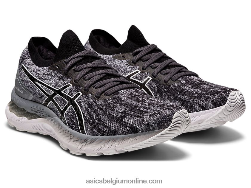 gel-nimbus 23 gebreid V6HXR23920 bladsteen/zwart Asics