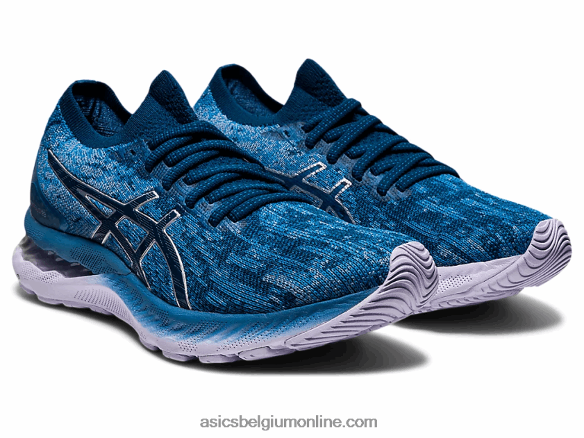 gel-nimbus 23 gebreid V6HXR23922 grijze floss/mako blauw Asics