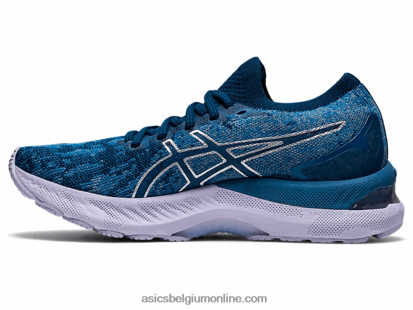 gel-nimbus 23 gebreid V6HXR23922 grijze floss/mako blauw Asics