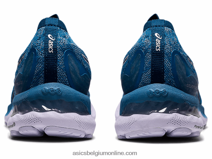 gel-nimbus 23 gebreid V6HXR23922 grijze floss/mako blauw Asics