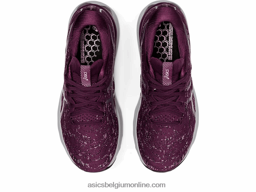 gel-nimbus 24 mk V6HXR23485 diepe pruim/rozenkwarts Asics