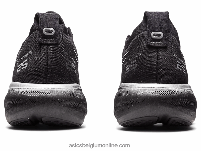 gel-nimbus 25 platina V6HXR22379 zwart/puur zilver Asics