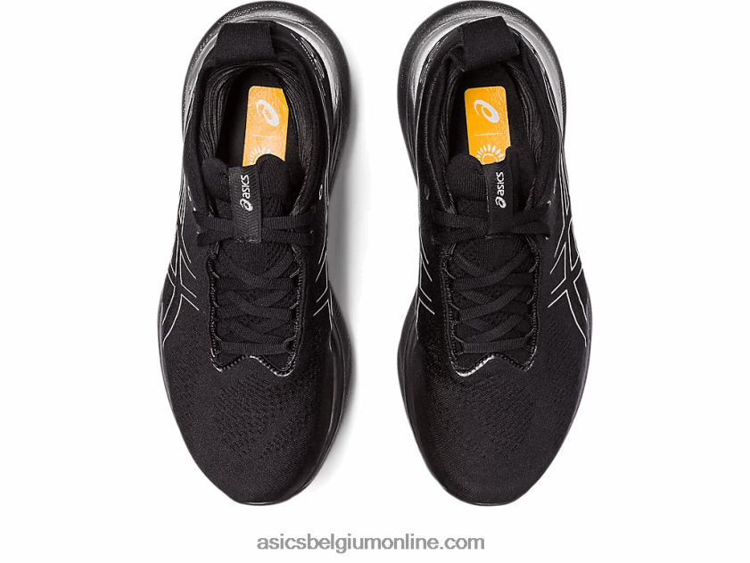 gel-nimbus 25 platina V6HXR22379 zwart/puur zilver Asics