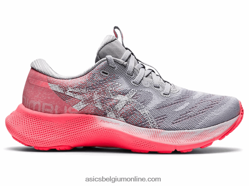 gel-nimbus lite 2 V6HXR23895 gloeiend koraal/wit Asics