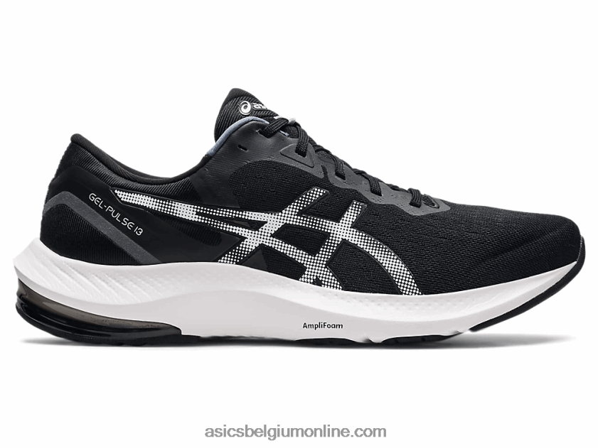 gel-pulse 13 breed V6HXR23883 zwart wit Asics