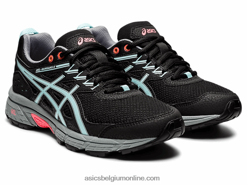 gel-sangaku 2 V6HXR22601 zwart/helder blauw Asics