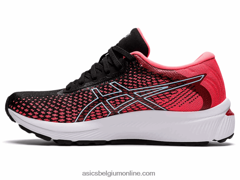 gel-stratus 2 gebreid V6HXR22663 vlammend koraal/zwart Asics
